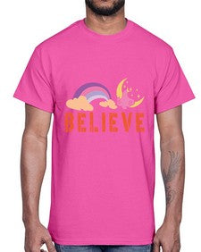 believe 47#- unicorn- Cotton Tee