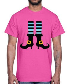 bluewitchlegs 47#- witch- Cotton Tee
