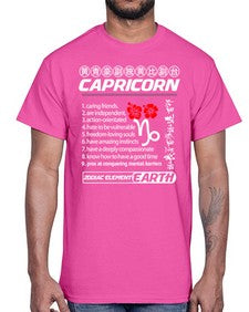 capricorn 207#- capricorn- Cotton Tee