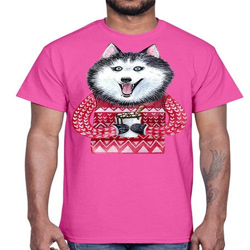 dog 73#- dogs- Cotton Tee