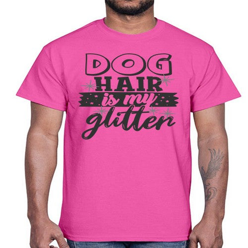 doghairismyglitter 124#- dogs- Cotton Tee