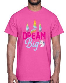 dream big 103#- unicorn- Cotton Tee