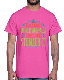 eating other animals 161#- vegan- Cotton Tee