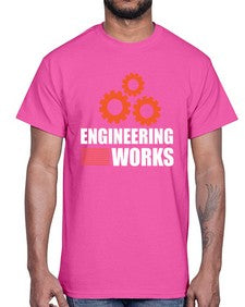 engineering works 769#- engineer- Cotton Tee