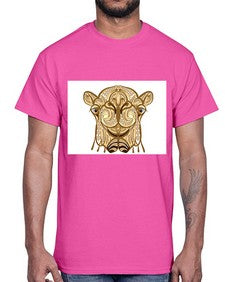 ethnic camel 419#- mandala- Cotton Tee