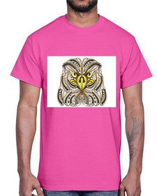 ethnic eagle 421#- mandala- Cotton Tee