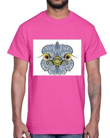 ethnic ostrich 432#- mandala- Cotton Tee