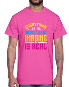everything you can imagine is real 130#- unicorn- Cotton Tee