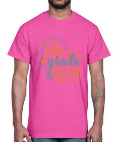 fifth grade dude 68#- fifth grade- Cotton Tee