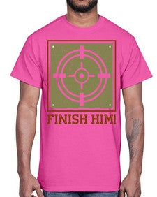 finish him 82#- video games- Cotton Tee