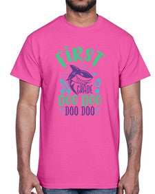 first grade doo doo 132#- first grade- Cotton Tee