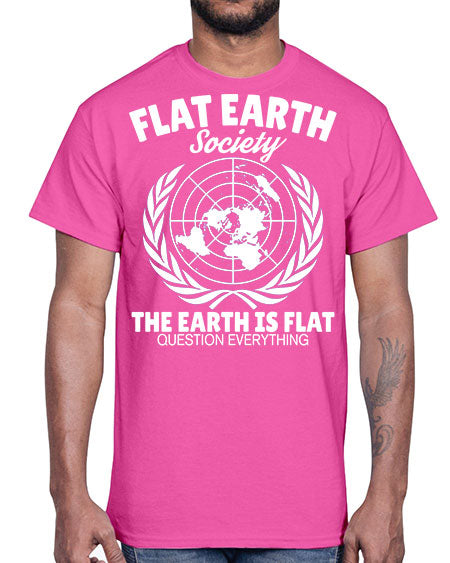 flat earth society 23#- nature- Cotton Tee