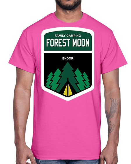 forest moon 8#- moon- Cotton Tee