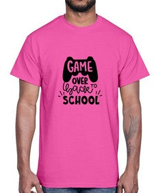 game over back to school 217#- general school- Cotton Tee