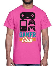 gamer club 85#- video games- Cotton Tee