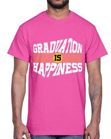 graduation is happiness 223#- graduation- Cotton Tee