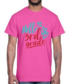 hallo third grade 231#- third grade- Cotton Tee