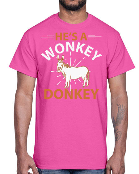 he’s a wonky donkey Style 4#- donkey- Cotton Tee