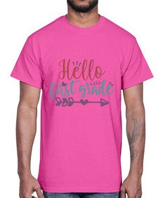 hello first grade 275#- first grade- Cotton Tee