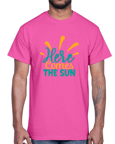 here comes the sun Style 95#- summer- Cotton Tee