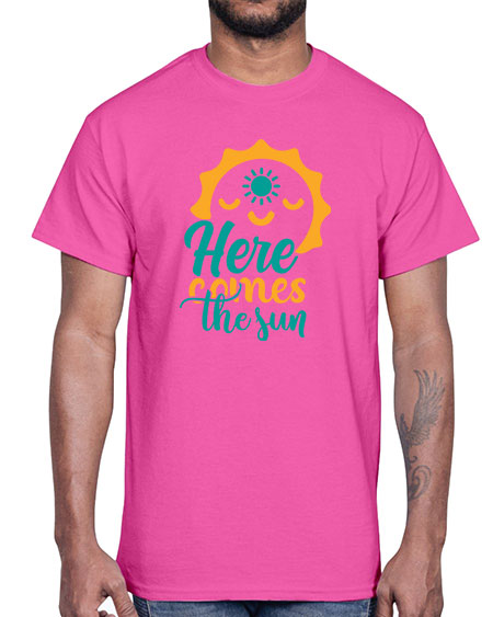 here comes the sun Style 96#- summer- Cotton Tee