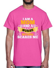 i am amom and a nurse 854#- nurse- Cotton Tee