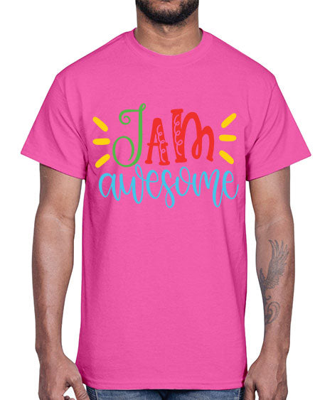 i am awesome Style 18#- autism- Cotton Tee