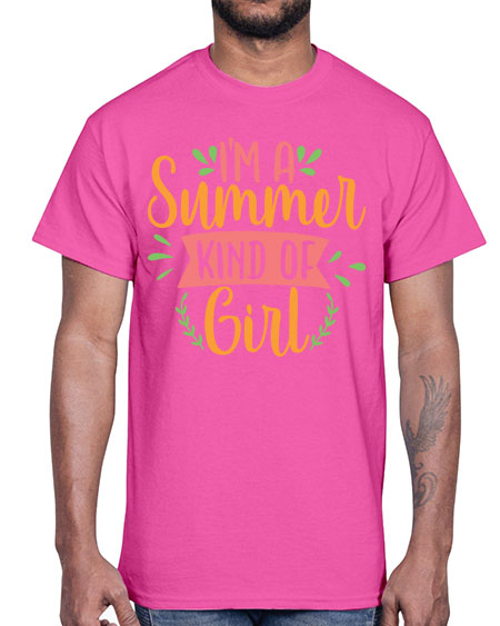 im a summer kind of girl 93#- summer- Cotton Tee