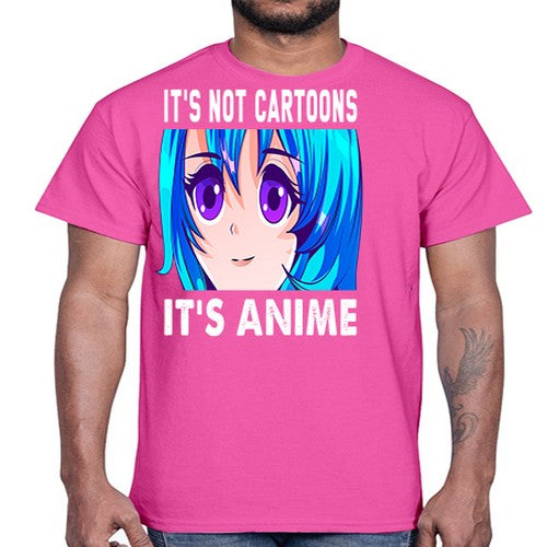 its not cartoons its anime253#- anime- Cotton Tee