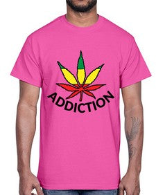 jamacian cannabis 685#- marijuana- Cotton Tee