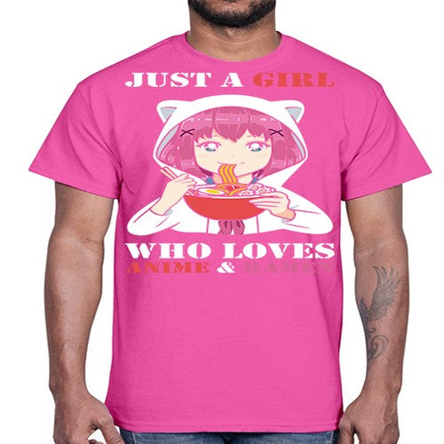 just a girl who loves anime and ramen258#- anime- Cotton Tee