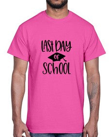 last day of school 451#- general school- Cotton Tee