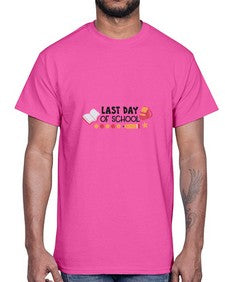 last day of school 452#- general school- Cotton Tee