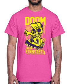 lets skate 727#- art pop art- Cotton Tee