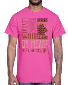 levitation by means of chocolate 307#- chocolate- Cotton Tee