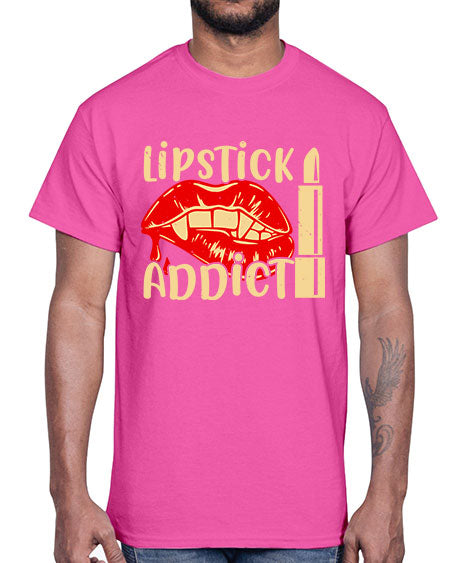 lipstick addict Style 197#-makeup Cotton Tee
