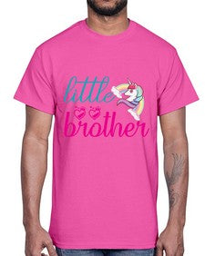 little brother 256#- unicorn- Cotton Tee