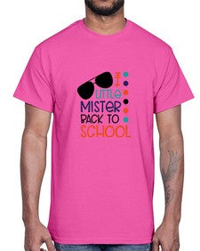 little mister back to school 490#- general school- Cotton Tee