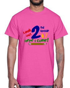 look out second grade 509#- second grade- Cotton Tee