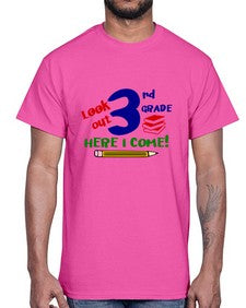 look out third grade 510#- third grade- Cotton Tee