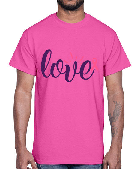 love Style 7#- breast cancer- Cotton Tee
