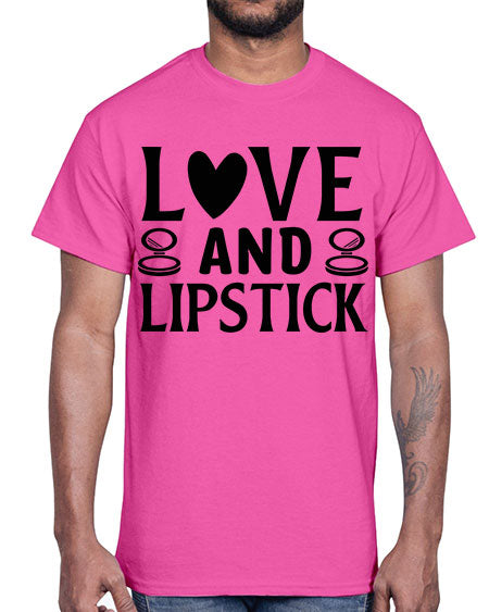love and lipstick 14#-makeup Cotton Tee