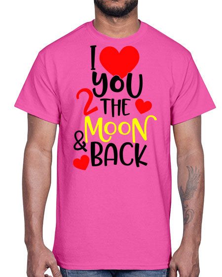 lovemoonback 3#- moon- Cotton Tee