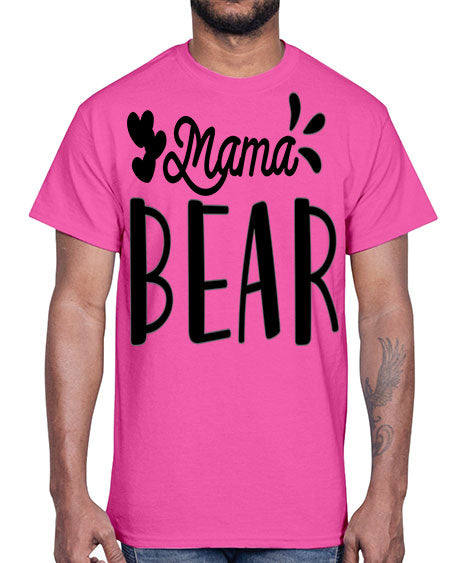 mama bear 171#- bears - animals- Cotton Tee