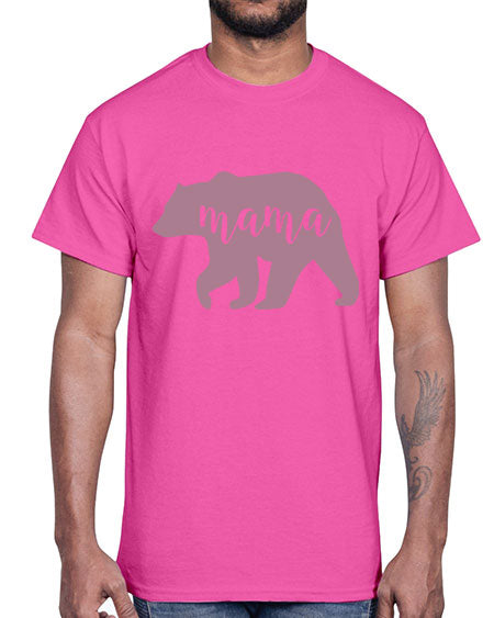 mama bear 175#- bears - animals- Cotton Tee
