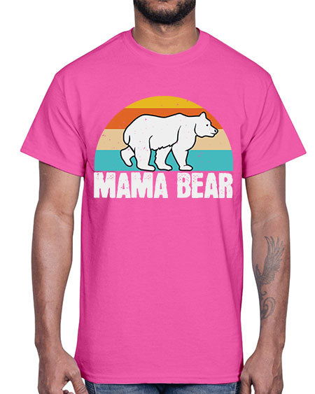 mama bear 177#- bears - animals- Cotton Tee
