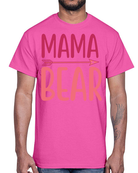 mama bear 181#- bears - animals- Cotton Tee