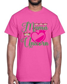 mama unicorn 292#- unicorn- Cotton Tee