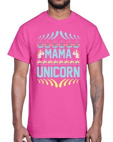 mama unicorn 293#- unicorn- Cotton Tee