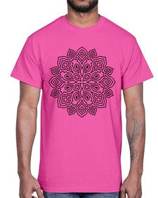 mandala 792#- mandala- Cotton Tee
